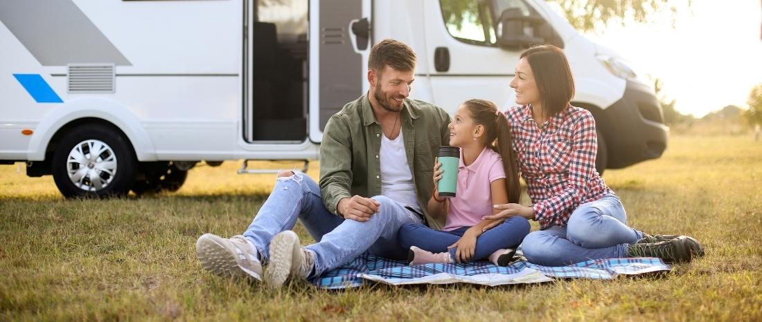 family in RV